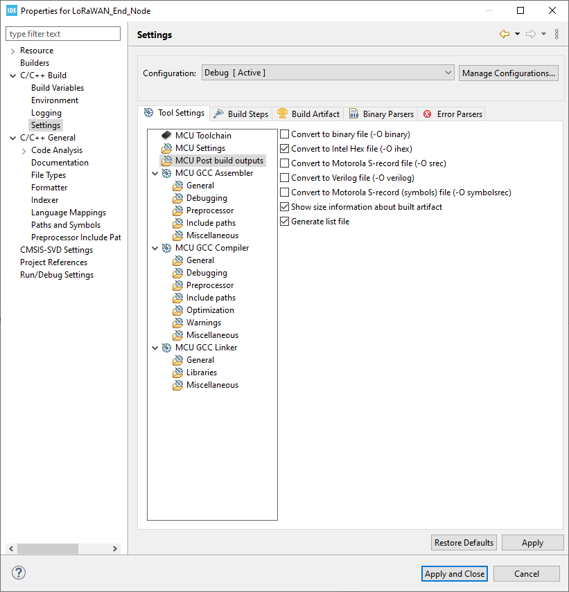 STM32CubeIDE_PostBuildIntelHex